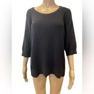 Wilt crewneck Women's Black Top Sweater size L